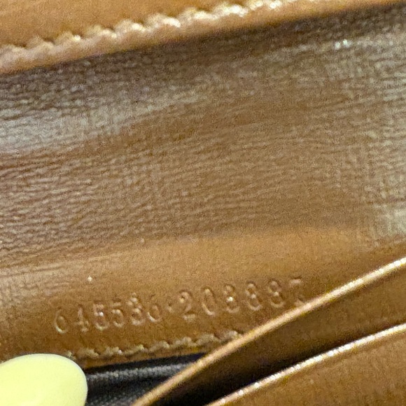 Gucci Jackie 1961 monogram wallet red and green stripes - Picture 16 of 16